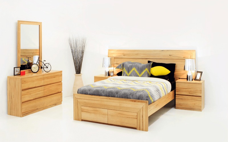 Renmark Timber Bed Frame Suite Option