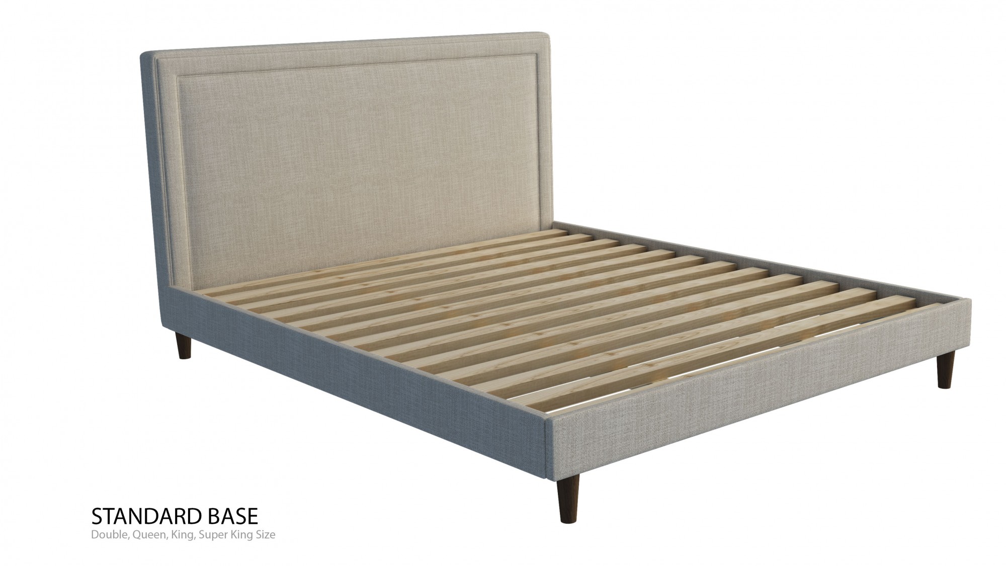 Astor Custom Upholstered Storage Bed Frame With Choice Of Standard Base