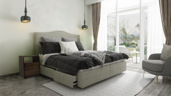 Artisan Custom Bed With Choice Of Storage Base