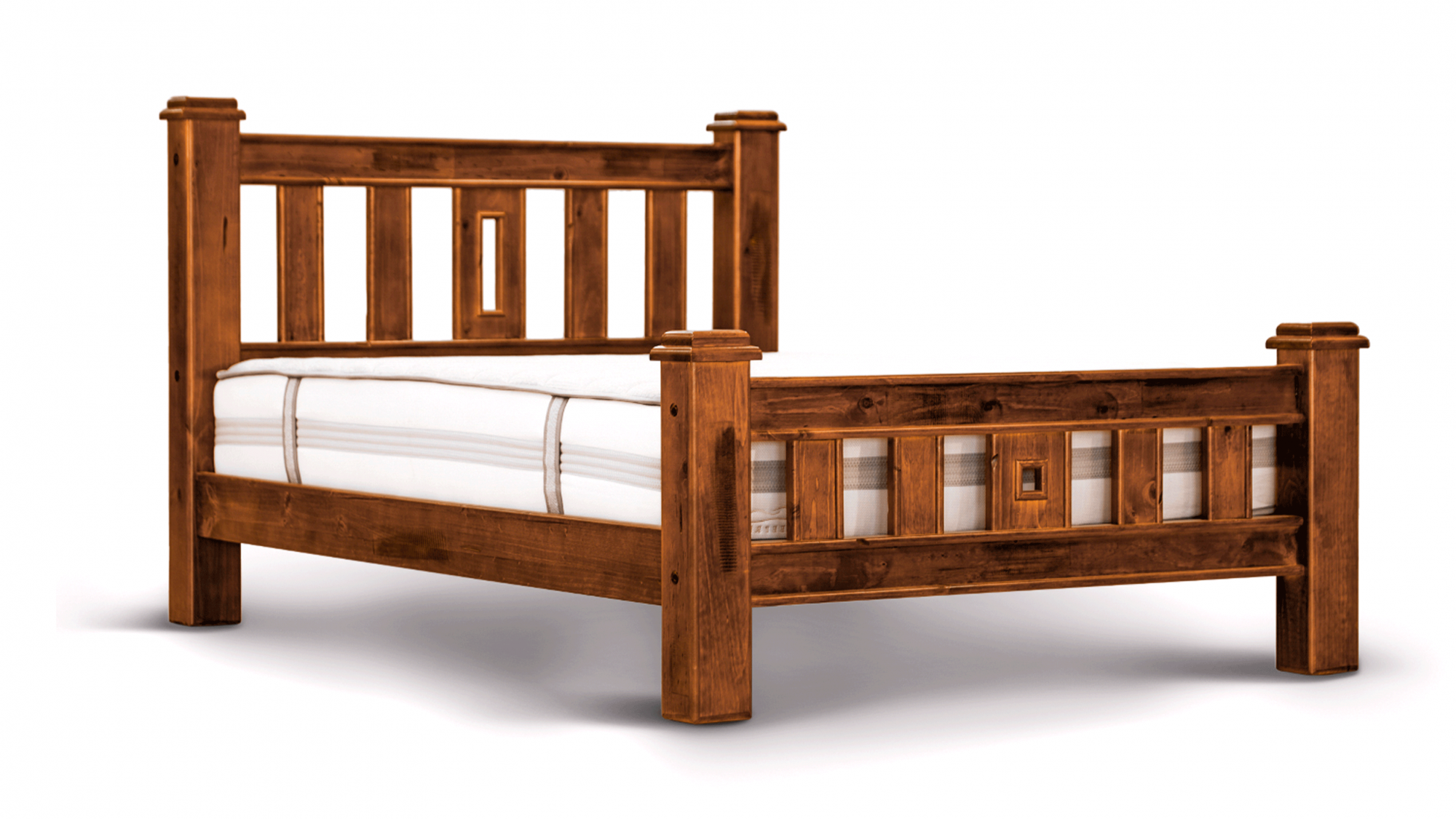 Jamaica Solid Pine Timber Bed Frame Select Size Queen 