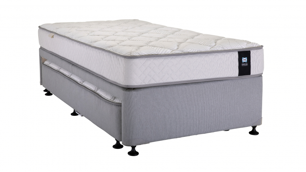 sealy singles trilogy mattress and trundle set