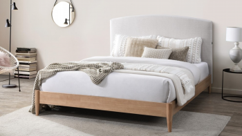 Aldi V Upholstered Bed with...