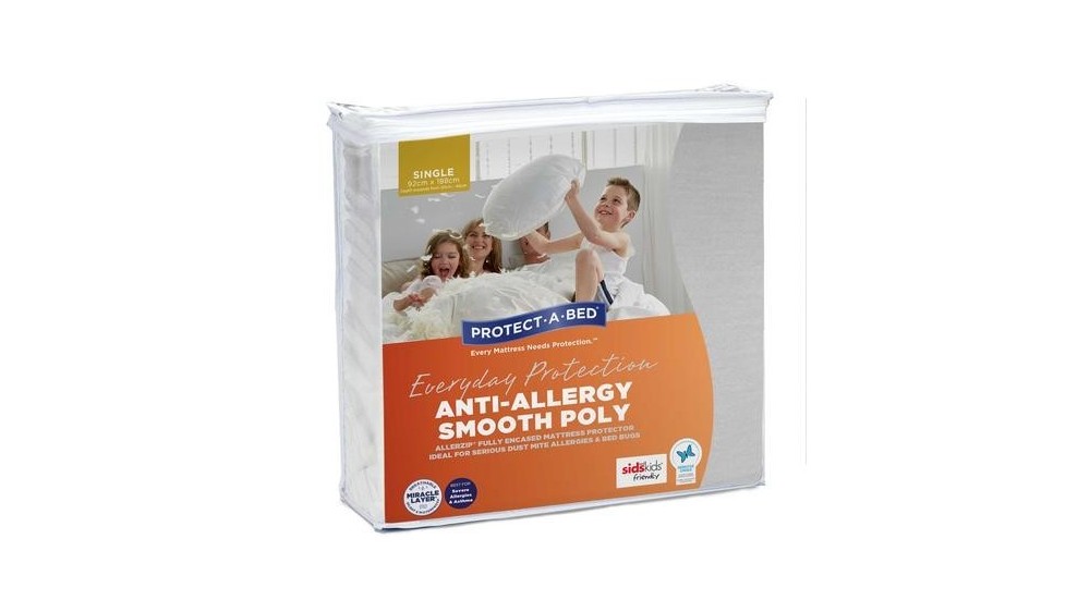 allerzip smooth fully encased mattress protector
