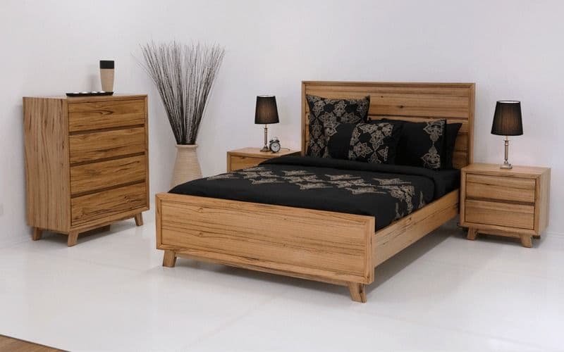 Bendigo Timber Bed Frame Suite Option