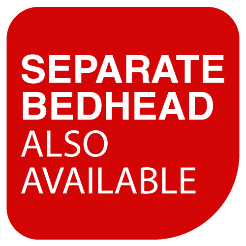 Separate bedhead is also available for this product