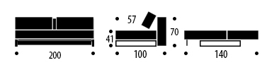 Bedworks Sofa Beds - Supremax Excess Deluxe Double Sofa Bed